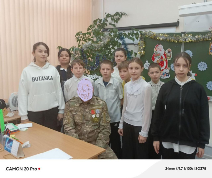 Встреча с участником СВО.